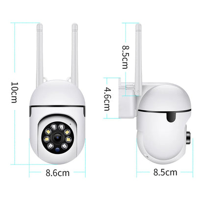 Cámara de Seguridad PTZ con Seguimiento Inteligente WiFi 8MP con Zoom 4X y Visión Nocturna
