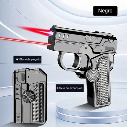 Encendedor plegable con forma de pistola