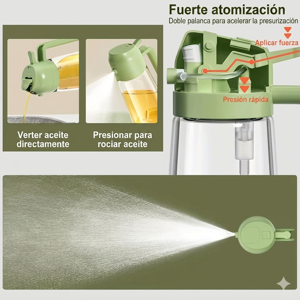 Dispensador de Aceite 2 en 1