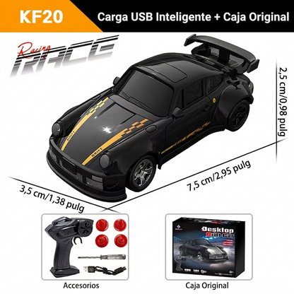 Auto RC Drift 1/64 KF20 · Control Remoto 2.4G 4WD · Mini GTR Racing