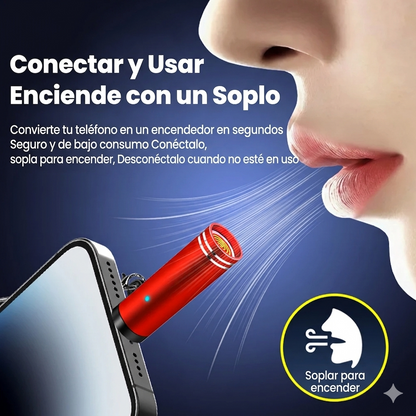 Encendedor USB-C Mini Portátil para Móvil