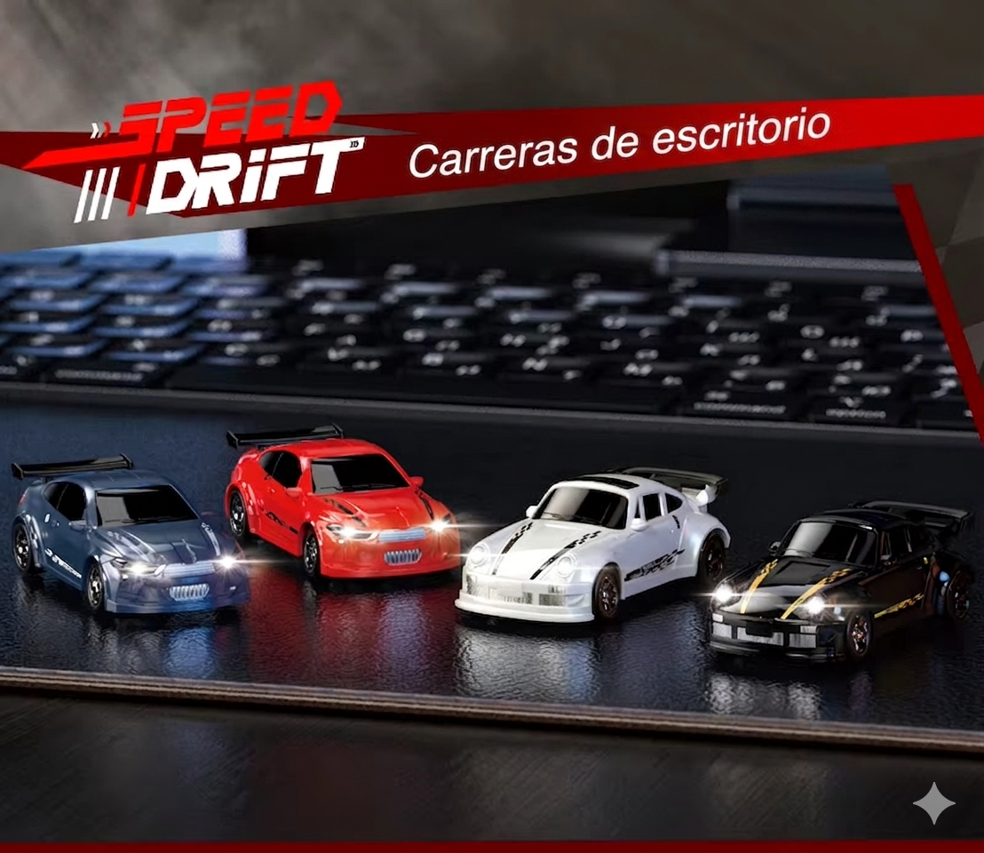 Auto RC Drift 1/64 KF20 · Control Remoto 2.4G 4WD · Mini GTR Racing