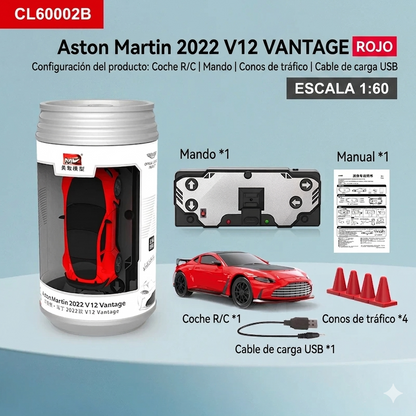 Mini Auto a Control Remoto en Lata Portátil