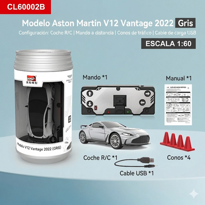 Mini Auto a Control Remoto en Lata Portátil