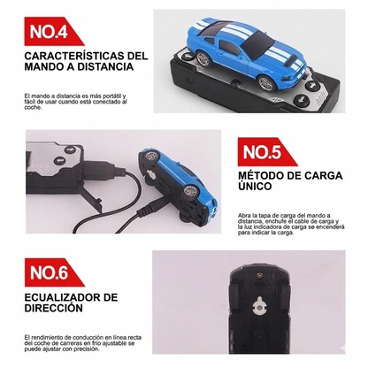 Mini Auto a Control Remoto en Lata Portátil