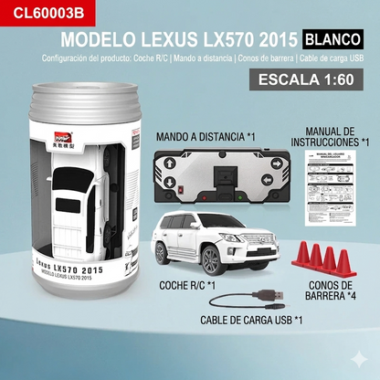 Mini Auto a Control Remoto en Lata Portátil