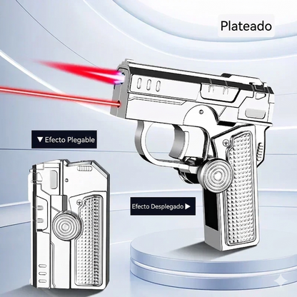 Encendedor plegable con forma de pistola