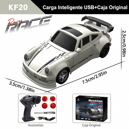 Auto RC Drift 1/64 KF20 · Control Remoto 2.4G 4WD · Mini GTR Racing