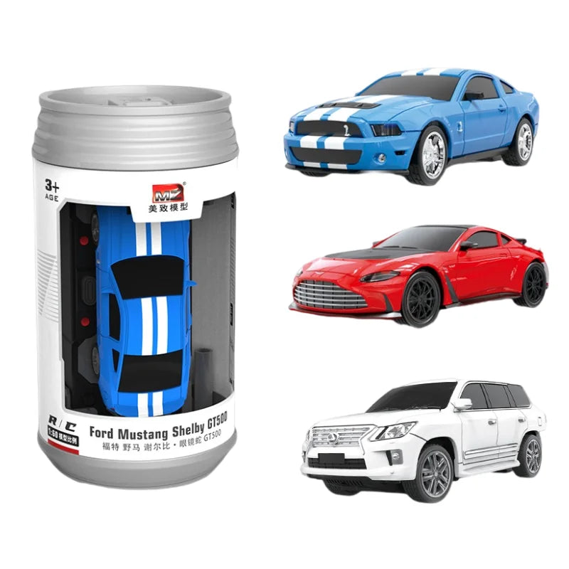 Mini Auto a Control Remoto en Lata Portátil