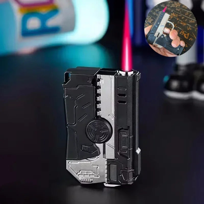 Encendedor plegable con forma de pistola