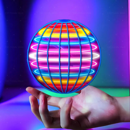 Pelota Voladora Giratoria LED – Juguete Interactivo