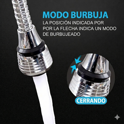 Extensor de Grifo de Acero Inoxidable 360°